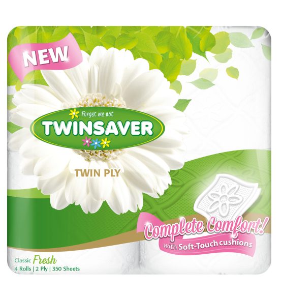 TWINSAVE LUX 2PLY WHITE 12X4